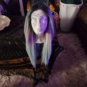 *Not Sold- HR human blend lace front wig